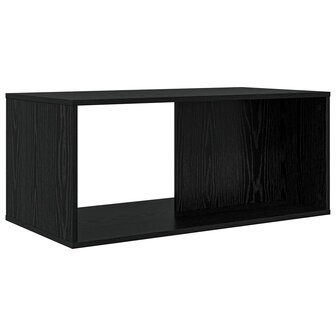 Salontafelset2 pcs Zwart Eiken Bewerkt hout 7