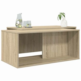 Salontafelset2 pcs Sonoma Eiken Bewerkt hout 3
