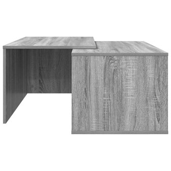 Salontafelset2 pcs Grijs Sonoma Bewerkt hout 9