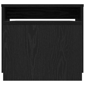 Nesttafels Zwart Eiken 100 x 48 x 40 cm Bewerkt hout 6