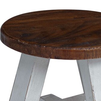 Kruk Naturel 22 x 22 x 24 cm Mahoniehout 8