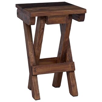 Kruk Naturel 30 x 30 x 48 cm Massief gerecycled hout 7