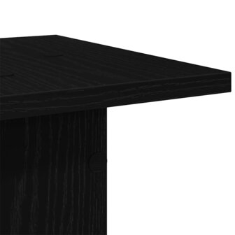 Luidsprekerstandaards 2 pcs Zwart Eiken 30 x 30 x 40 cm 8