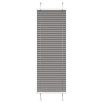 Pliss&eacute; rolgordijn 45x100 cm stofbreedte 45 cm antraciet 2