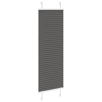 Pliss&eacute; rolgordijn 50x150 cm stofbreedte 49,4 cm polyester zwart 3