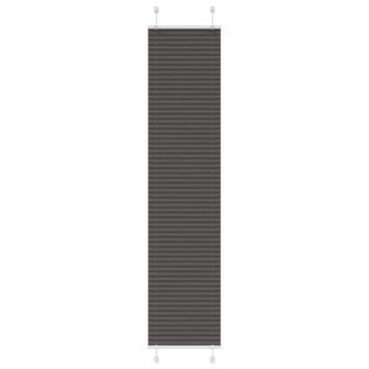 Pliss&eacute; rolgordijn 40x200 cm stofbreedte 39,4 cm polyester zwart 1