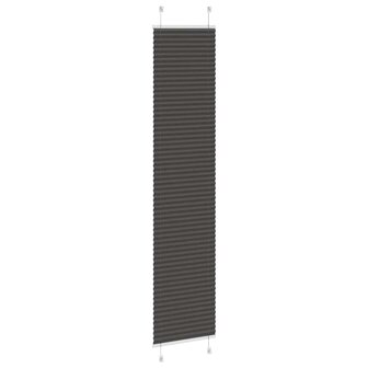 Pliss&eacute; rolgordijn 50x200 cm stofbreedte 49,4 cm polyester zwart 4