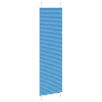 Pliss&eacute; rolgordijn 65x200 cm stofbreedte 65 cm polyester blauw 3