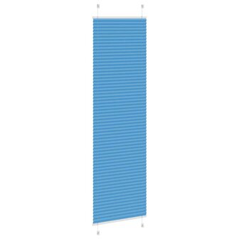 Pliss&eacute; rolgordijn 65x200 cm stofbreedte 65 cm polyester blauw 4