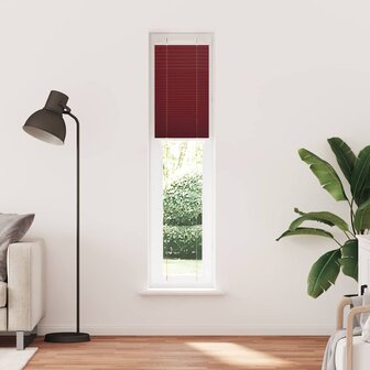 Pliss&eacute; rolgordijn 50x200 cm stofbreedte 49,4 cm bordeauxrood 2