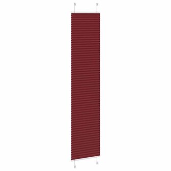 Pliss&eacute; rolgordijn 50x200 cm stofbreedte 49,4 cm bordeauxrood 4