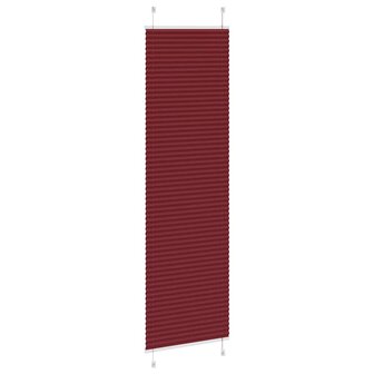 Pliss&eacute; rolgordijn 55x200 cm stofbreedte 55 cm bordeauxrood 4