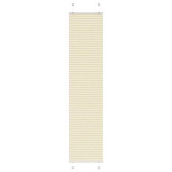 Pliss&eacute; rolgordijn 50x200 cm stofbreedte 49,4 cm polyester cr&egrave;me 1