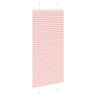 Pliss&eacute; rolgordijn 55x150 cm stofbreedte 55 cm polyester roze 4