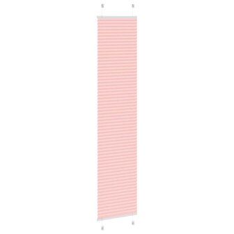 Pliss&eacute; rolgordijn 40x200 cm stofbreedte 39,4 cm polyester roze 4