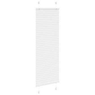 Pliss&eacute; rolgordijn 45x150 cm stofbreedte 45 cm polyester wit 3