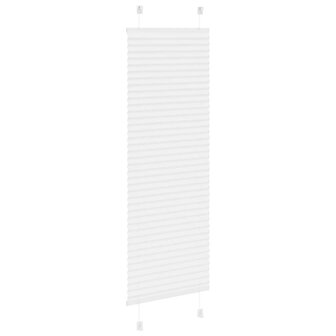 Pliss&eacute; rolgordijn 45x150 cm stofbreedte 45 cm polyester wit 4