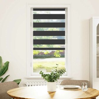 Duo Rolgordijn 65x100 cm stofbreedte 60 cm zwart 2