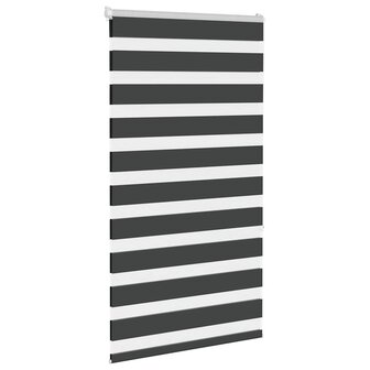 Duo Rolgordijn 90x150 cm stofbreedte 85 cm zwart 3