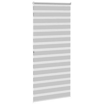 Duo Rolgordijn 100x200 cm stofbreedte 95 cm lichtgrijs 4