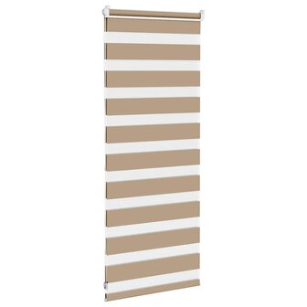 Duo Rolgordijn zandbruin 65x100 cm stofbreedte 60 cm polyester 4