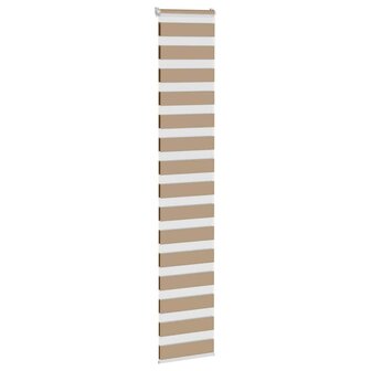 Duo Rolgordijn 40x230 cm stofbreedte 35 cm polyester zandbruin 3