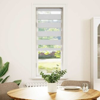 Duo Rolgordijn 40x150 cm stofbreedte 35 cm polyester wit 2