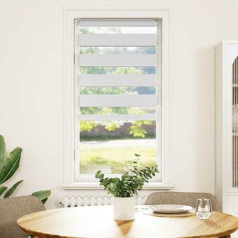 Duo Rolgordijn 60x150 cm stofbreedte 55 cm polyester wit 2