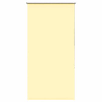 Rolgordijn verduisterend 80x130 cm stofbreedte 75,7cm geel 1