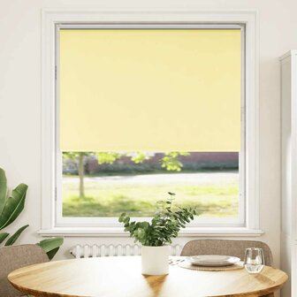 Rolgordijn 90x150 cm stofbreedte 85,7 cm verduisterend geel 2