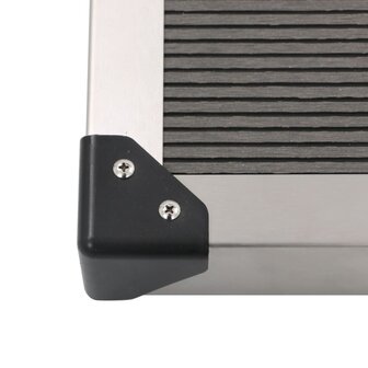 Buitendouchebak 110x62 cm HKC roestvrij staal grijs 6