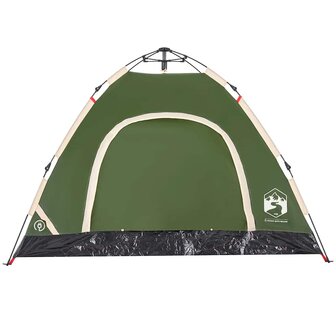 Tent 3-persoons snelontgrendeling groen 7