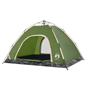 Tent 4-persoons snelontgrendeling groen 5