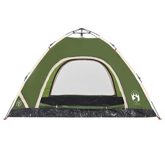 Tent 4-persoons snelontgrendeling groen 8