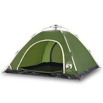 Tent 5-persoons snelontgrendeling groen 2