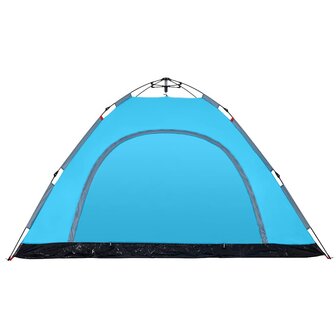 Tent 5-persoons snelontgrendeling blauw 9