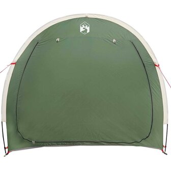 Fietstent met dak met opslag Groen 210 x 90 x 174 cm 4