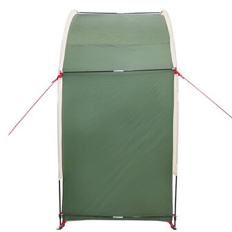 Fietstent met dak met opslag Groen 210 x 90 x 174 cm 5