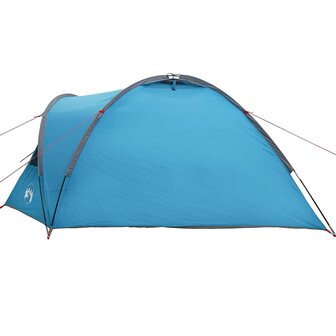 Camping Tent met dak Blauw 308 x 268 x 130 cm Polyester 5