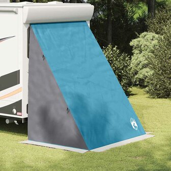 Achterkleptent met dak Blauw 190 x 150 x 185 cm taft 1