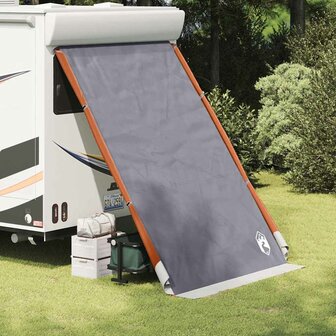 Achterkleptent met dak Grijs en Oranje 190 x 150 x 185 cm taft 3