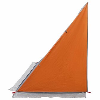 Achterkleptent met dak Grijs en Oranje 190 x 150 x 185 cm taft 7