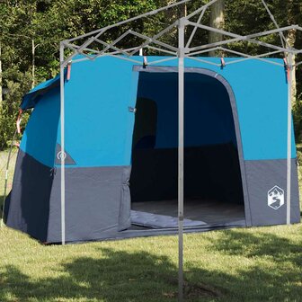 Binnentent met dak met opslag Blauw 280 x 220 x 176 cm taft 1