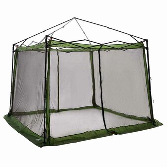 Binnentent met dak met opslag Groen 303 x 303 x 196 cm taft 4