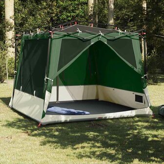 Binnentent met dak met opslag Groen 291 x 291 x 240 cm taft 1
