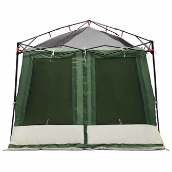 Binnentent met dak met opslag Groen 291 x 291 x 240 cm taft 4