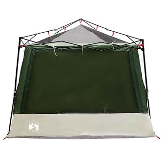 Binnentent met dak met opslag Groen 291 x 291 x 240 cm taft 5