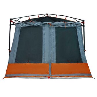Binnentent met dak Grijs en Oranje 291 x 291 x 240 cm taft 4