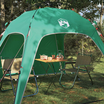 Instant Tent 4-Person Quick-Release Zeegroen 260 x 260 x 197 cm 3