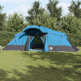 Gezinstent met dak Blauw en Grijs 721 x 335 x 212 cm 1
